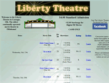 Tablet Screenshot of libertytheatres.com